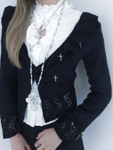 [KISS OF LIFE haneul wear] ✞ cross beads necklace ✞