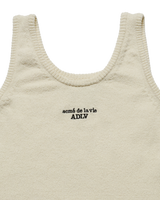 26SS WOMAN BOUCLE KNIT SLEEVELESS