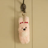 fluffy Hato keyring