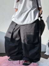 HIGH QUALITY💛ストリングフロントカーゴパラシュートリベットコットンパンツ - 4 COLORS