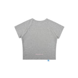ザットガールバイブTシャツ_メランジグレー