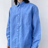 Drop-Shoulder Solid Shirt