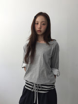 Urban striped mini dress (2color) 