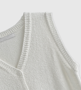 Rear V-neck Sleeveless Knit / 3 colors