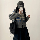 Decca Snow Nordic Knit Cardigan
