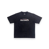 "FLOWER" PRINTED WITH EMBROIDERY S/S T-SHIRT