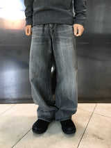  Ront Brush Flare Denim Pants 2C