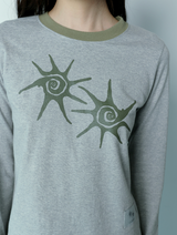 ソルナRネック長袖Tシャツ UNISEX