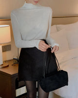 Rait mini skirt with built-in shorts