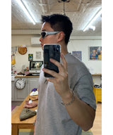 [1+1] ヘビークロッププレーン半袖Tシャツ