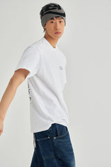 クロームグラフィックTシャツ [ホワイト]