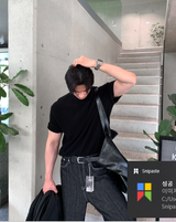 ジェイクサマーデイリースリケットハチラウンドショートスリーブニット