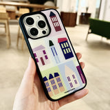 [MADE] House collage case pink