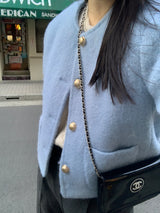 Normable wool winter tweed jacket