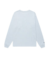 ツインスターチェックアップリケ長袖Tシャツ ブルー(CV2GSUT555A)