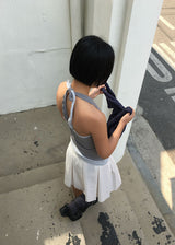 DOT HALTER SLEEVELESS