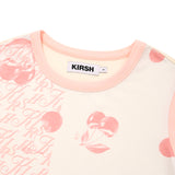 ブーケガールグラフィックカラーミックススリムフィットTシャツ [アイボリー]