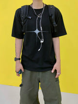クロススター半袖Tシャツ6C