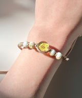yellow flower bracelet