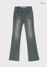 [B-DENIM] サマーブーツカット017