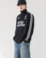 (UNISEX) Velour Track Jersey Jacket
