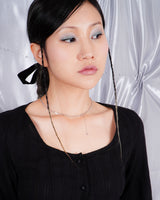Sparkle drop Silver Necklace