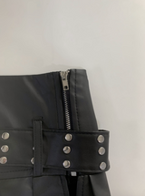 neffen belt leather skirt