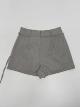 Ready Belted Wrap Skirt Pants