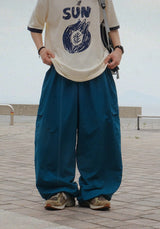 [SEMADE] Wind Nylon Balloon Cargo Pants