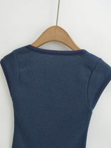 Sienna Ribbed Ribbon Crop Knit Top 231646451