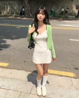 Knit crop cardigan