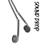 Earphone strap necklace