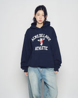 25FW DANCING AC BEAR HOODIE DARK NAVY