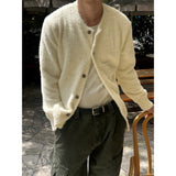 [Unisex] Angora round neck cardigan(5color)