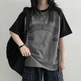[H&L] CHANCE Color Raglan Short Sleeve T-shirt
