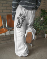 Laru Patch Wide String Fleece Training Pants