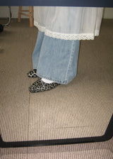 LEOPARD FLAT SHOES