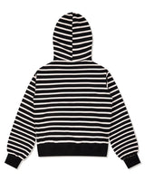 Women's Slim Fit Vintage Maison クロップドフーディ ブラック (FCF1TS201W)