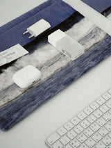 nature desk rug - blue pado