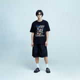 Gemstone Print Tshirts Black