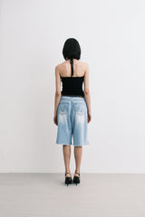 ニットトップ (black)