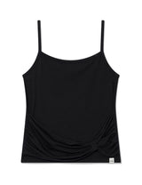 RIBBON SLEEVELESS(BLACK)