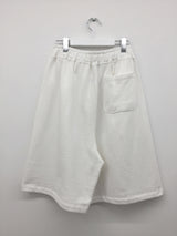 Raw Cotton Bermuda Pants (2color)