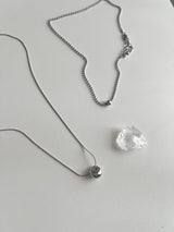 ddo vertical bold donut coin two way long layered necklace