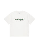 カモ ベーシック ロゴ クロップ Tシャツ ホワイト