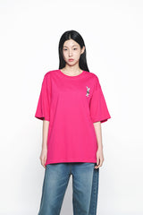 25SS マグショットエイリアンショートスリーブTシャツ ホットピンク