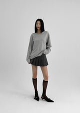 [MADE] Tanda Overfit Boat Neck Long Sleeve Tee