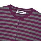 CHERRY STRIPE CARDIGAN [PURPLE]