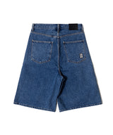 LB Denim Wide Bermuda Shorts (Deep Blue)