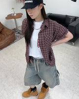 Cron two-pocket check shirt
